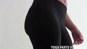 These yoga trousers indeed display off my bouncy caboose JOI