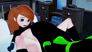 Kim Possible munching Sheego's cootchie before they scissor - Kim Possible Lezzie Hentai.