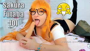 Marvelous Sakura Futaba costume play damsel providing the greatest joi, wank off commands speaking portuguese, english and spanish, this flick will turn you on so much