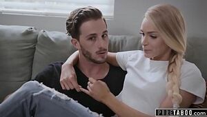 Unspoiled TABOO Beau Asks His Gf to Tempt Her Stepmom for Threeway