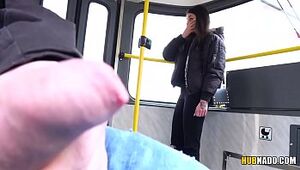 Gal sees me jacking off on a tram! # Stacy Sommers