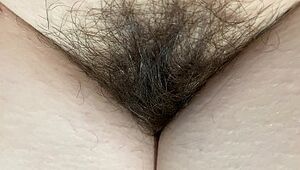 extraordinary close up on my fur covered fuckbox ginormous pubic hair 4k HD movie fur covered fetish