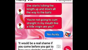 Aunty Vix and Pumpkin sext roleplay part 2