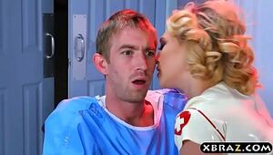 Nurse Kagney Linn Karter cures patient with anal invasion fucky-fucky