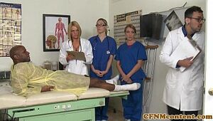 CFNM nurse Krissy Lynn gang orgy act