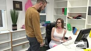 Super-sexy Office Mega-bitch Gets Ruined By Random Man Off the Internet