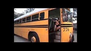 College Doll Drilled In Bus