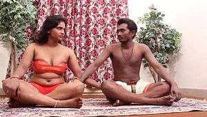 Super-steamy Indian Dame Instructing Yoga...more on 900cams.net