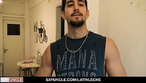 LatinLeche - Fag For Pay Latino Dick Inhaling