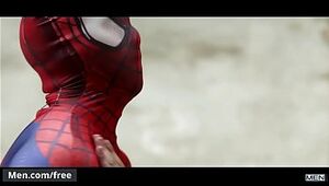 Men.com - (Aston Springs, Will Braun) - Spiderman A Fag Hardcore Parody Part 2 - Supah Fag Hero - Trailer preview