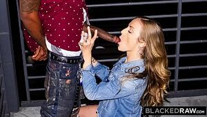 BLACKEDRAW She won't stop until she finds the brilliant Big black cock